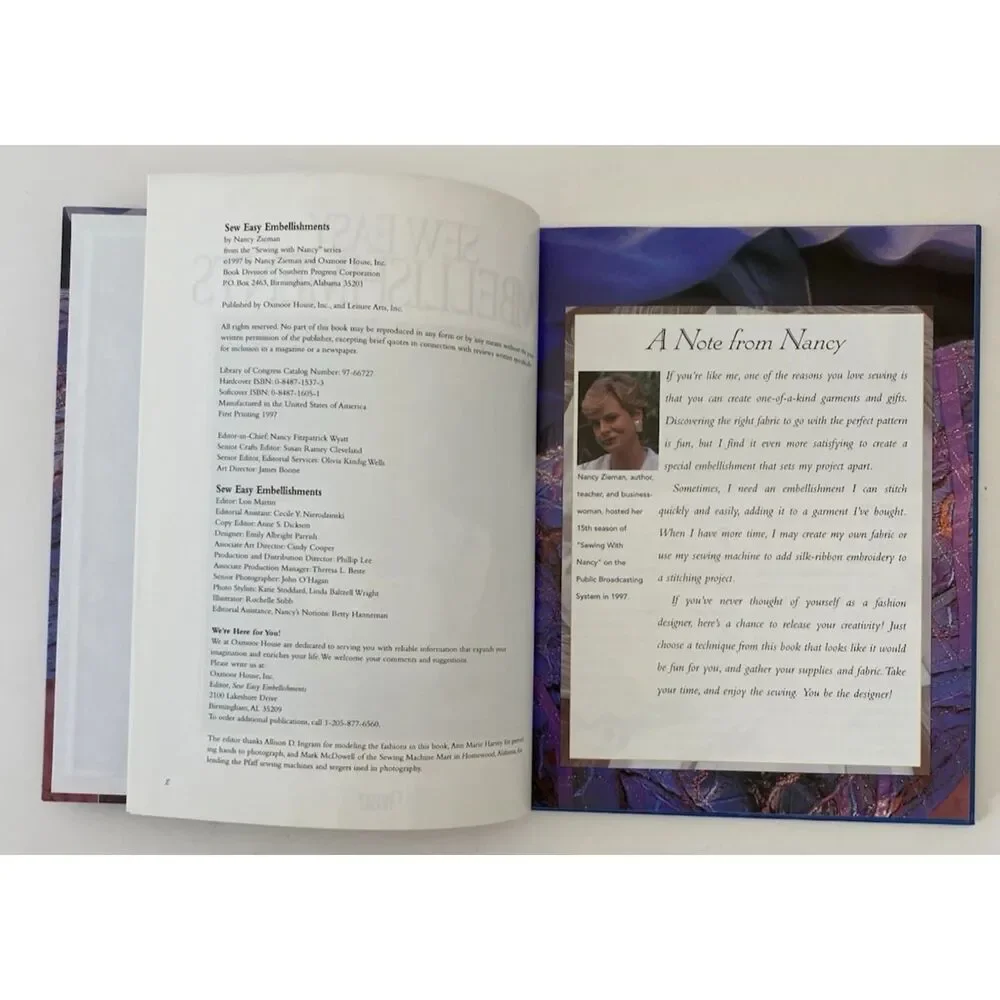 10-20-30 Minutes to Sew-501 Sawing-Sew Easy Embellishments by Nancy Zieman Books